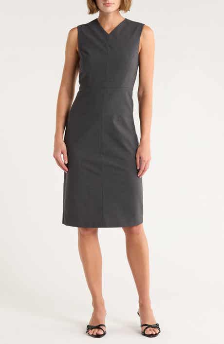 Theory Miyani Wool Blend Sheath Dress