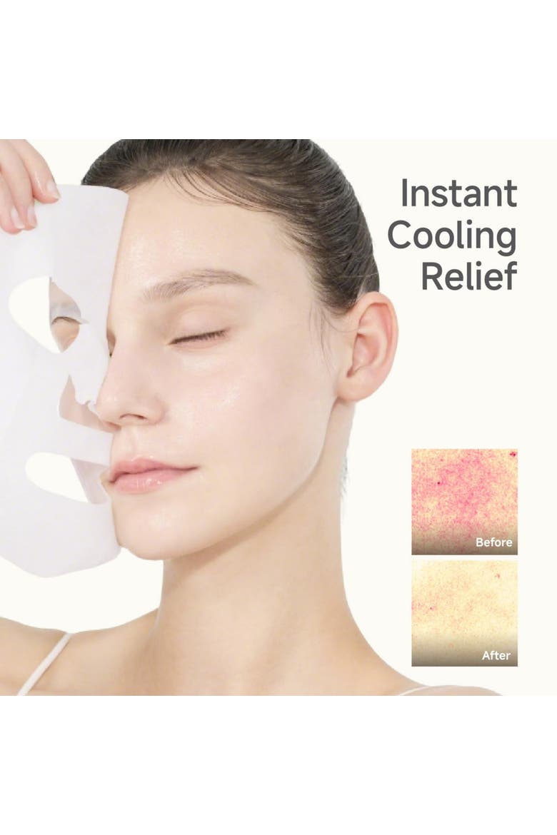 Icy Puff Sheet Face Mask 10 Sheets, Alternate, color, White