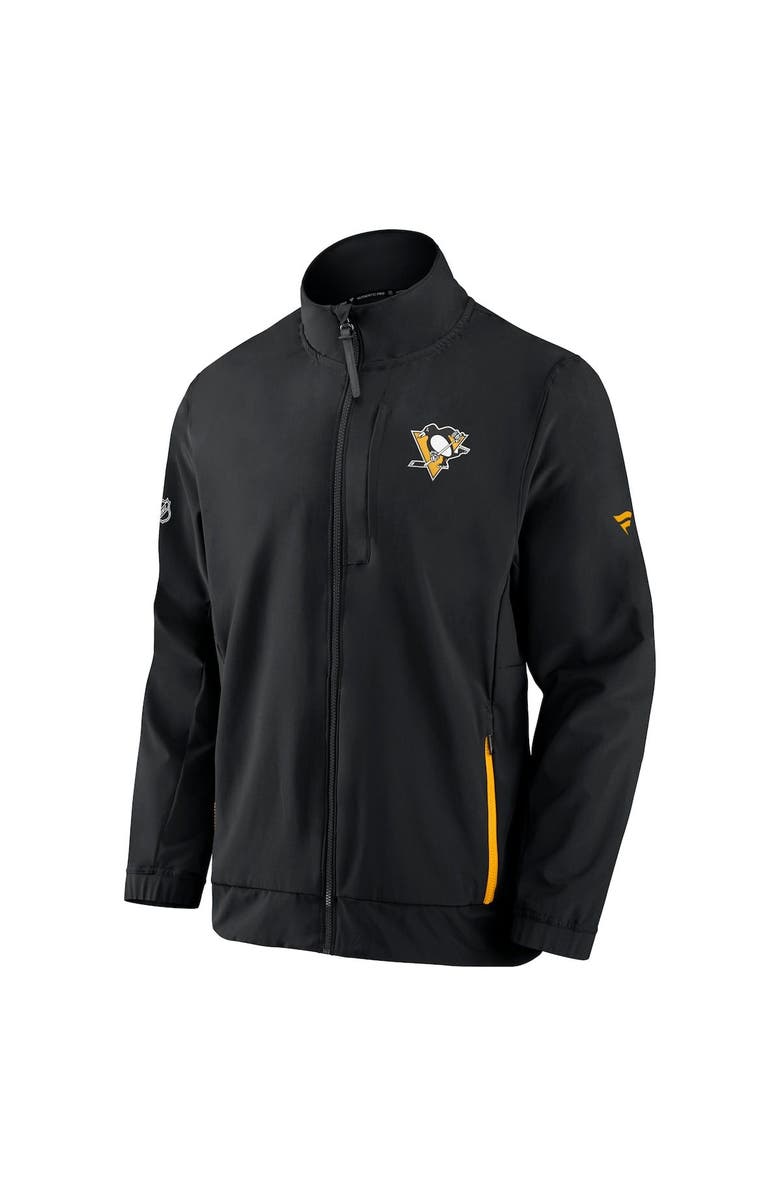 FANATICS Men's Fanatics Branded Black Pittsburgh Penguins Authentic Pro Rink Coaches Full-Zip Jacket, Alternate, color, Black