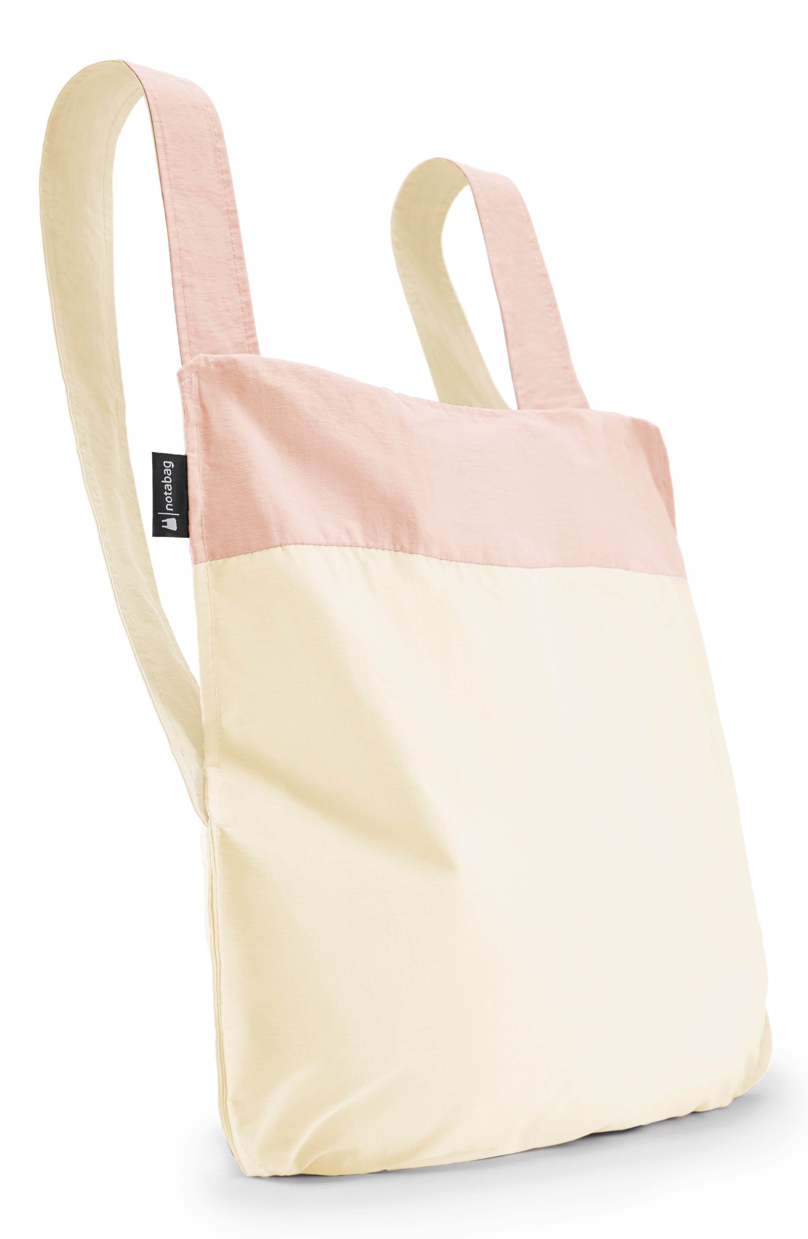 Convertible Tote Backpack, Main, color, ROSE/ RAW