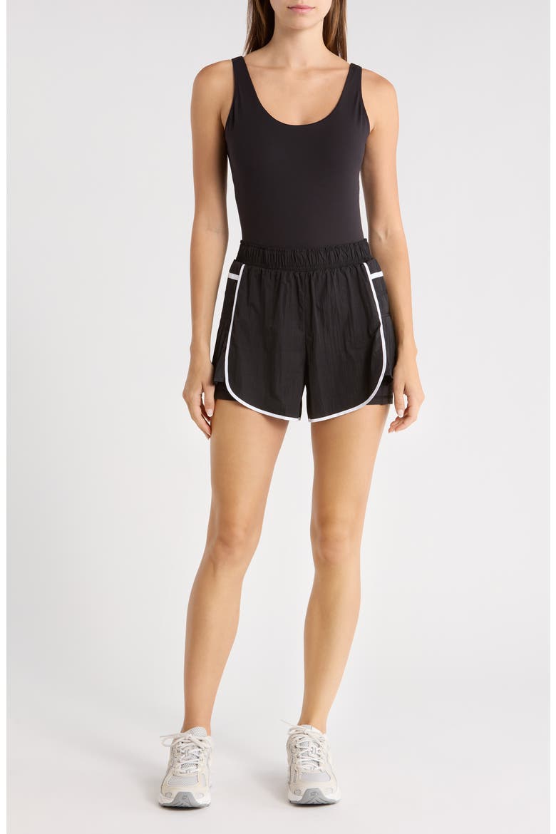 Radiant Romper, Main, color, BLACK-WHITE