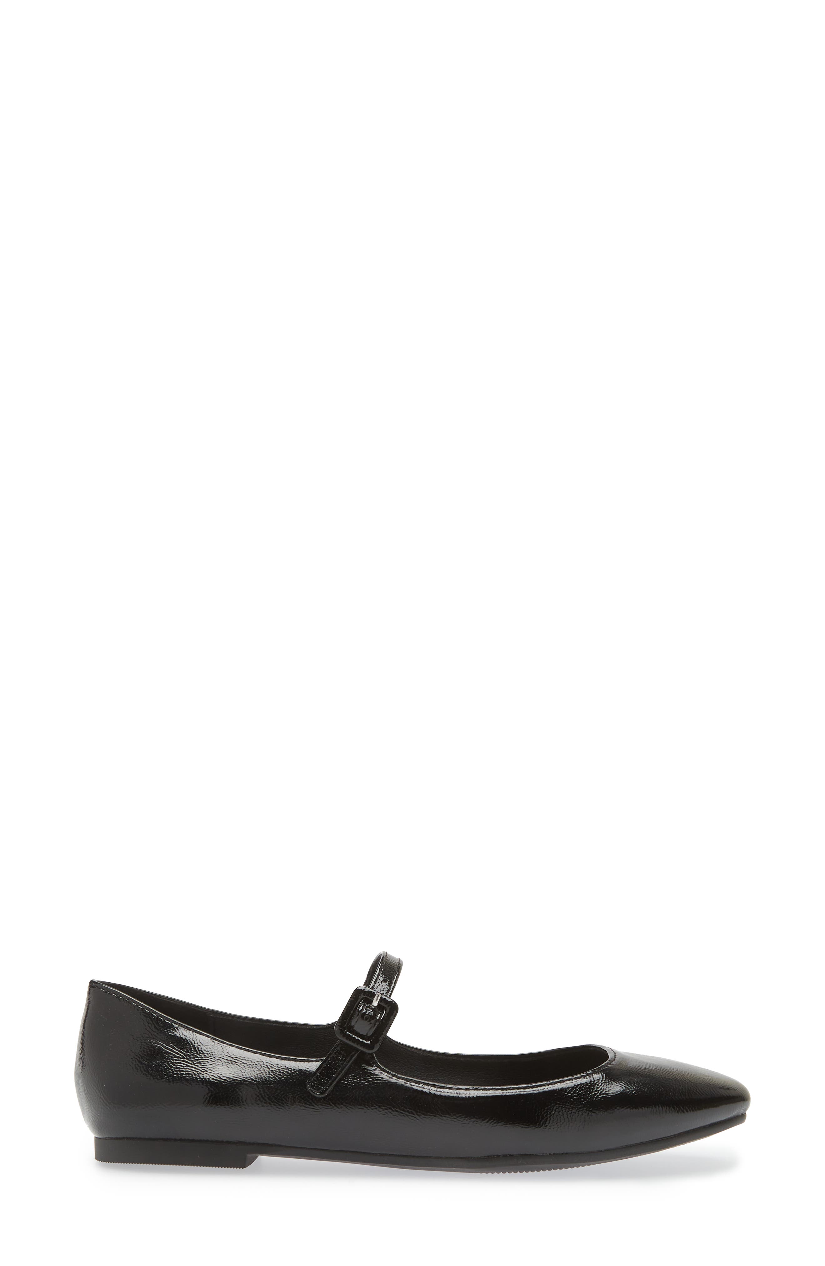 Steve Madden Caddie Mary Jane Flat, Alternate, color, Black Patent