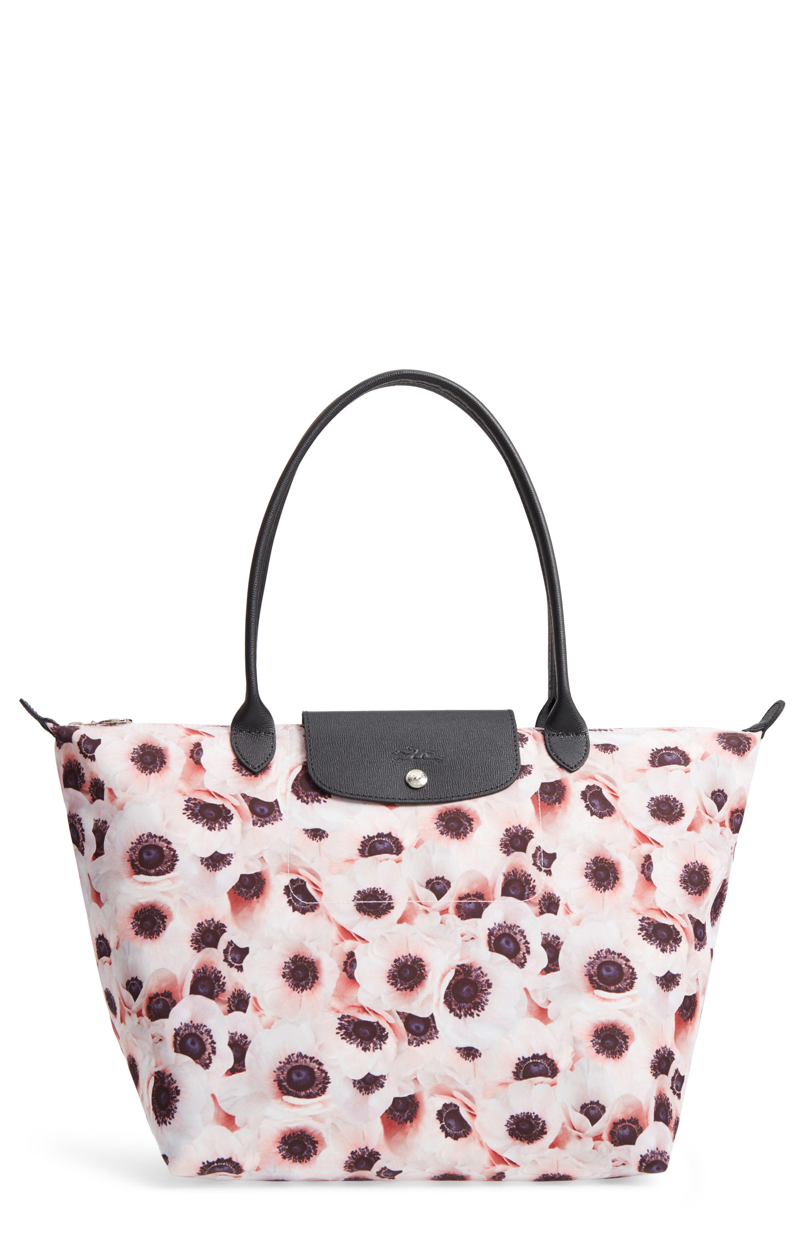 Longchamp Le Pliage Anemone Print Tote (Women) | Nordstromrack