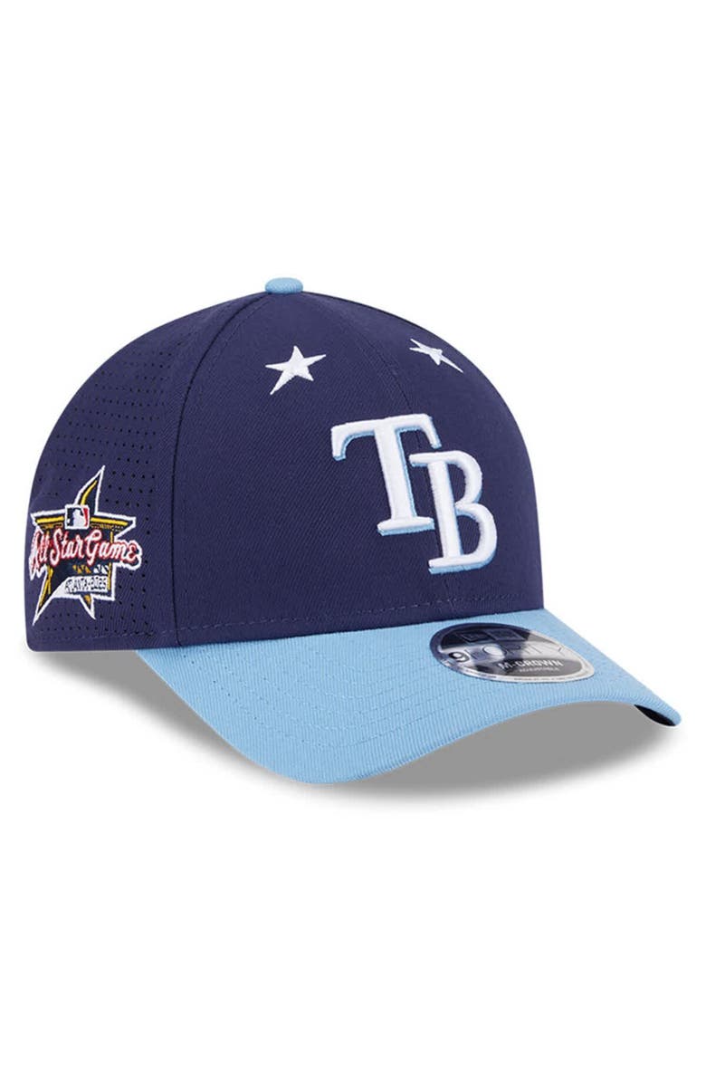 New Era Men's New Era Navy/Light Blue Tampa Bay Rays 2025 MLB All-Star Game 9FORTY M-Crown Adjustable Hat, Main, color, Navy