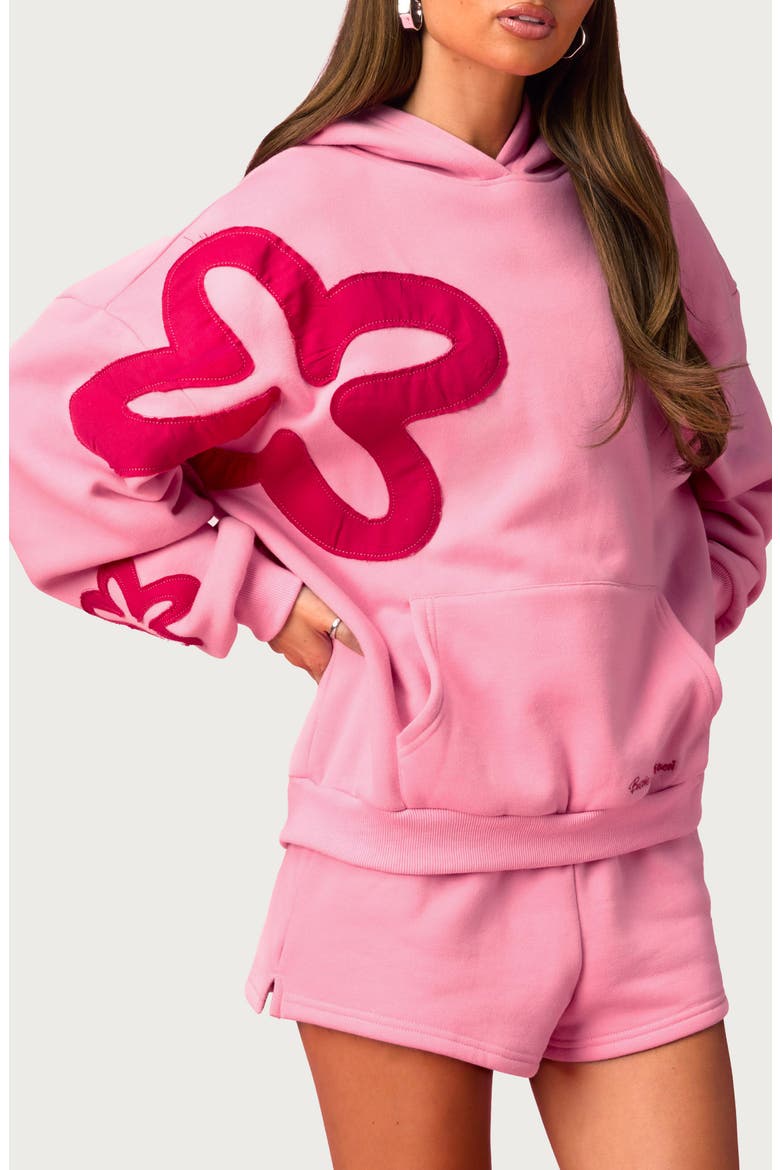 x Barbie™ Blossom Oversize Hoodie, Alternate, color, PINK
