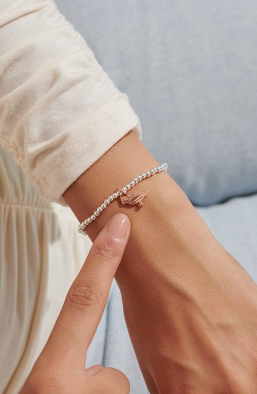 A Littles & Co. A Littles & Co A Little 'red Cardinal' Bracelet In Silver Plating