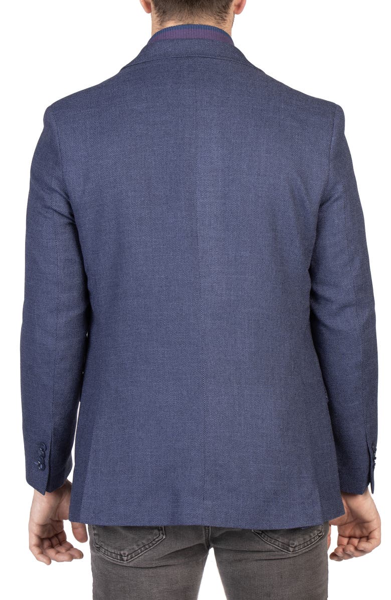 TailorByrd Slub Textured Sport Coat, Alternate, color, Navy