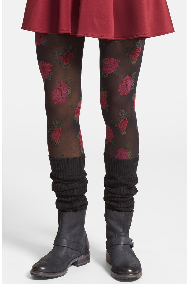 Rib Knit Leg Warmers, Main, color, BLACK