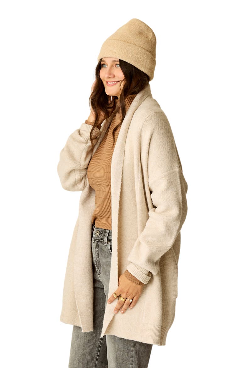 Priya Topper, Alternate, color, Oatmeal Heather