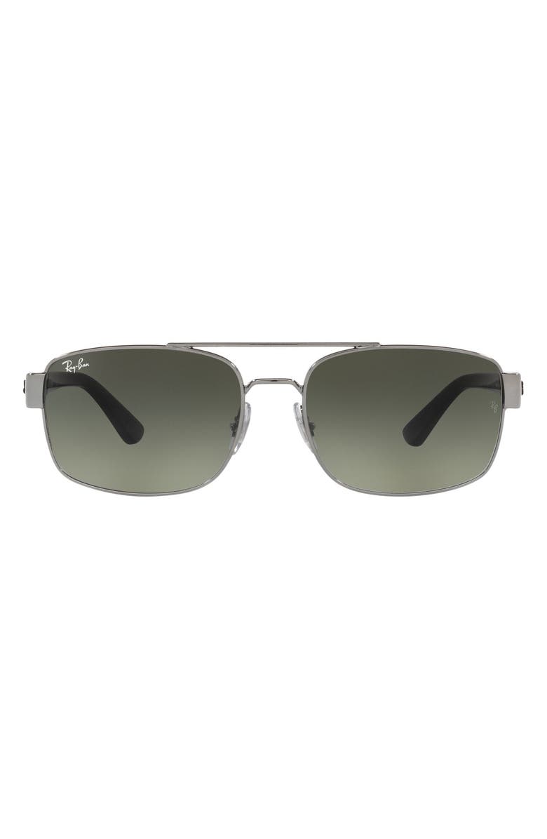 Ray-Ban 61mm Pillow Sunglasses, Main, color,