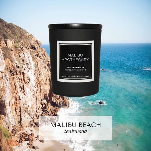 Malibu Apothecary Mini Matte Black Candle