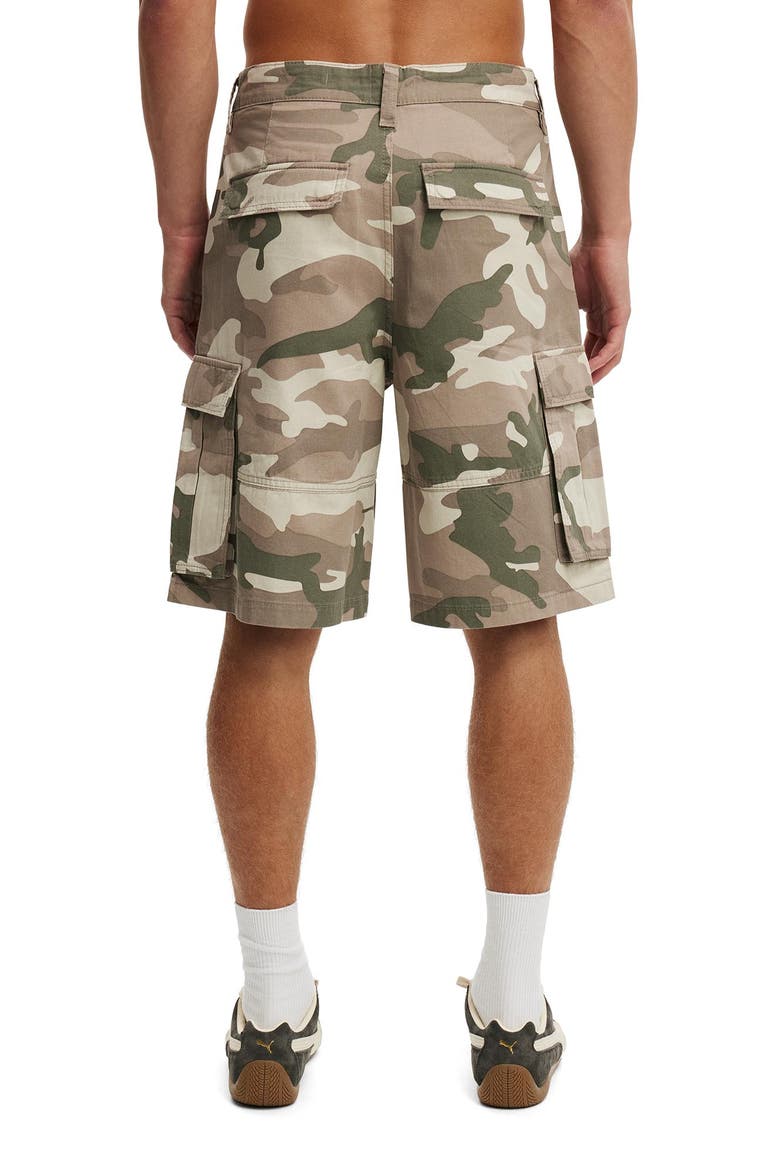 Men's Baggy Cargo Short, Alternate, color, Desert Camo