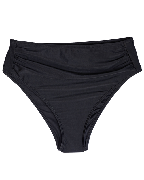 NANI SWIMWEAR NANI SWIMWEAR HIGH LEG RUCHED SWIM BOTTOM