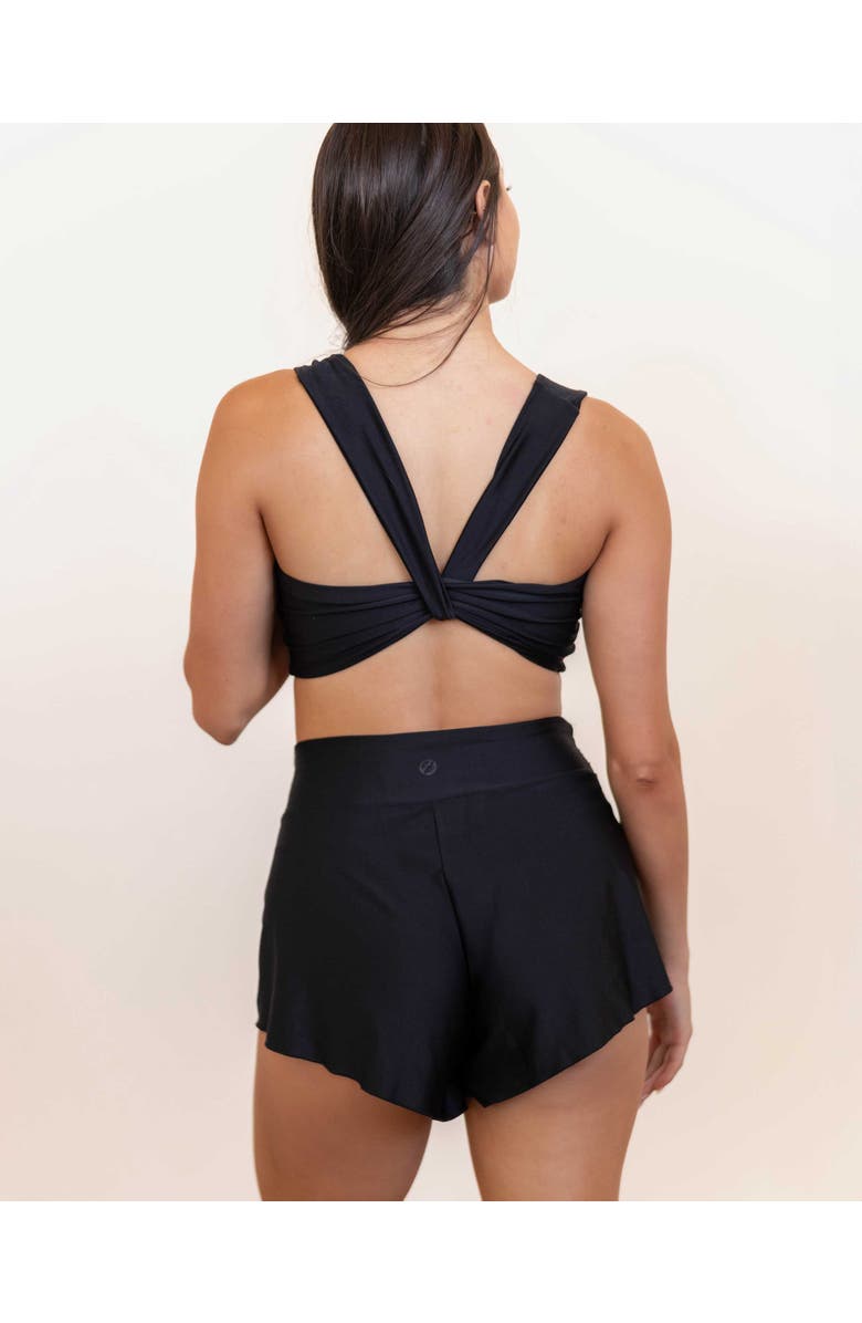 Nani Make It A Romper Short, Alternate, color, Black