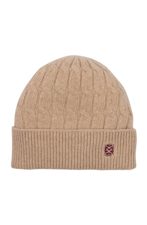 Wool and cashmere hat