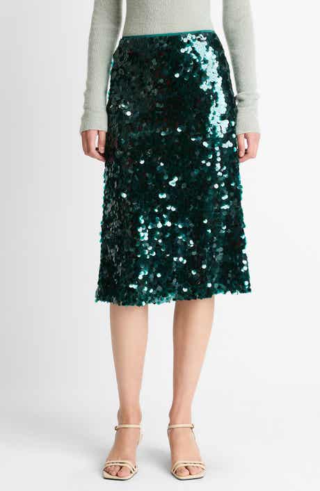 Vince Paillettes Sequin Skirt