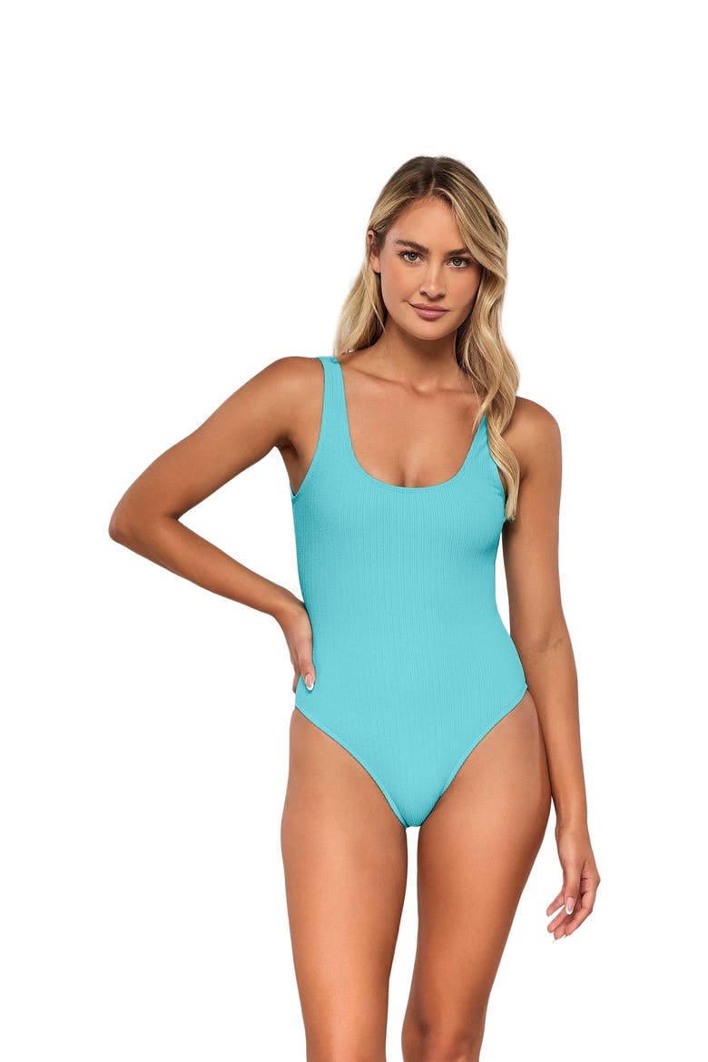 Fiona One-Piece Swimsuit, Alternate, color, Pool Party