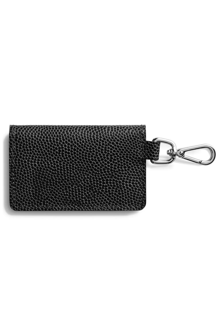Latigo Leather Card Case, Alternate, color, BLACK