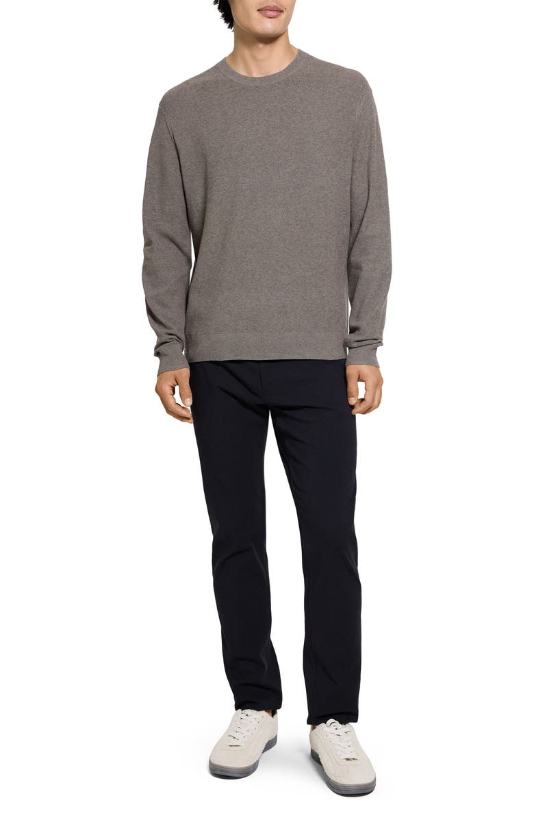 Theory Riland Crewneck Sweater, Alternate, color, Morel Melange