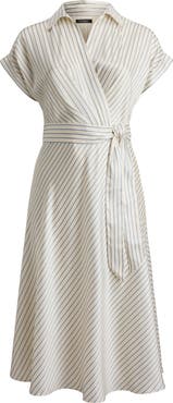 Lauren Ralph Lauren Stripe Twill Dress