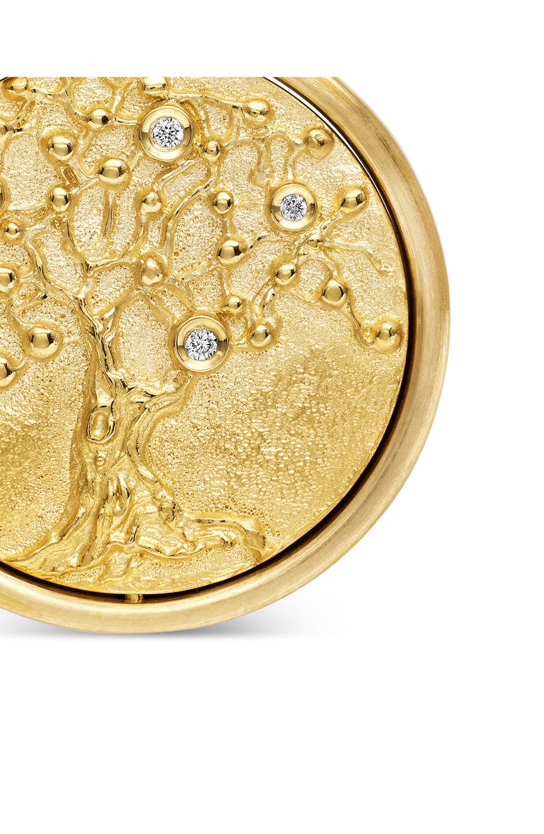 David Yurman Life & Death Amulet in 18K Yellow Gold, Alternate, color, 18K Yellow Gold