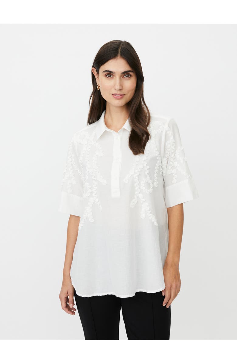 Masai Copenhagen MaGinovelle Embroidered Shirt, Main, color, White