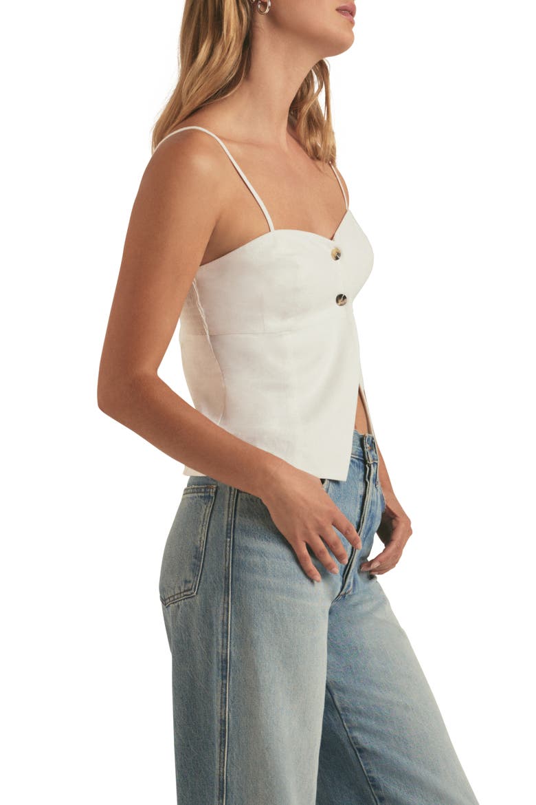 The Bea Camisole, Alternate, color, WHITE