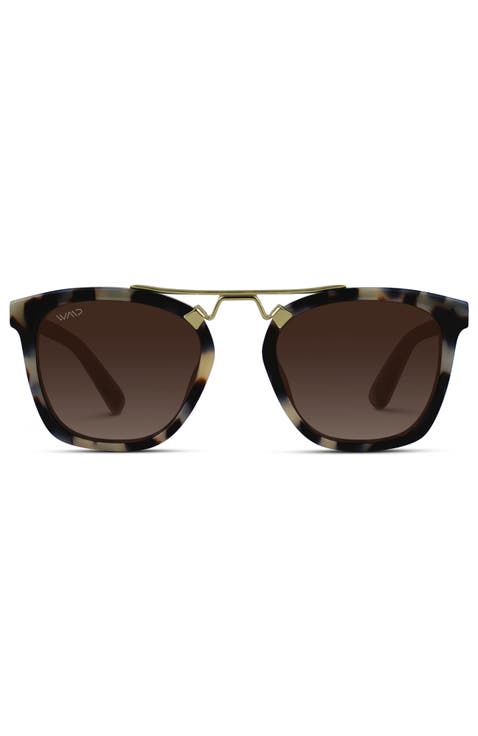 Demi - 51mm Oversized Square Polarized Sunglasses