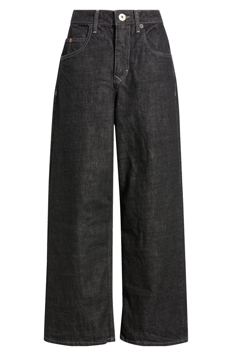 BDG Urban Outfitters Jaya Low Rise Wide Leg Jeans, Alternate, color, Black