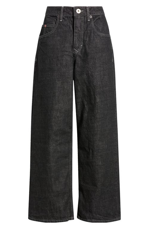 Bdg Urban Outfitters Jaya Low Rise Wide Leg Jeans In Black