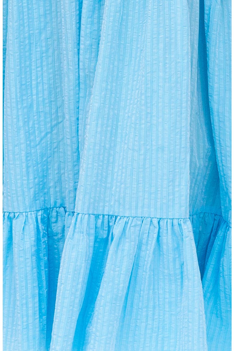 Cotton & Linen Maternity Maxi Dress, Alternate, color, LIGHT/ PASTEL BLUE