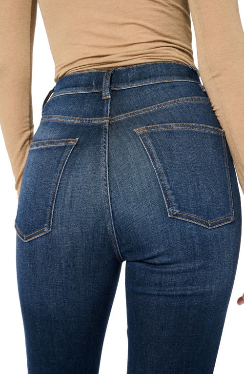 Warp & Weft Ase Stretch High Rise Straight Jean In Vroom In Vroom