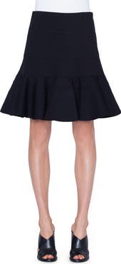 Akris punto Tiered Flare Jersey Skirt