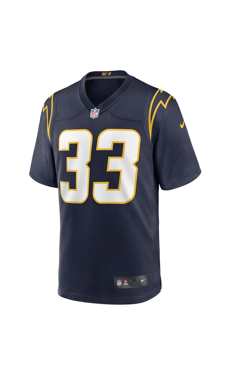 Nike Men's Nike Derwin James Navy Los Angeles Chargers Alternate Game Jersey, Alternate, color, 