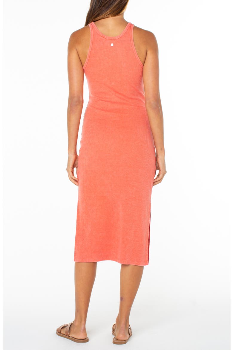 Emilia Racer Tank Midi Dress, Alternate, color, HOT CORAL