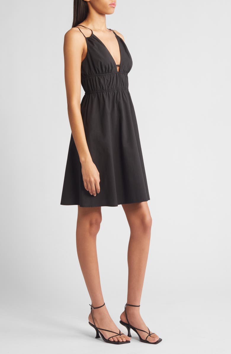 Rails Zendaya Plunge Neck Cotton Blend Mindress, Alternate, color, 