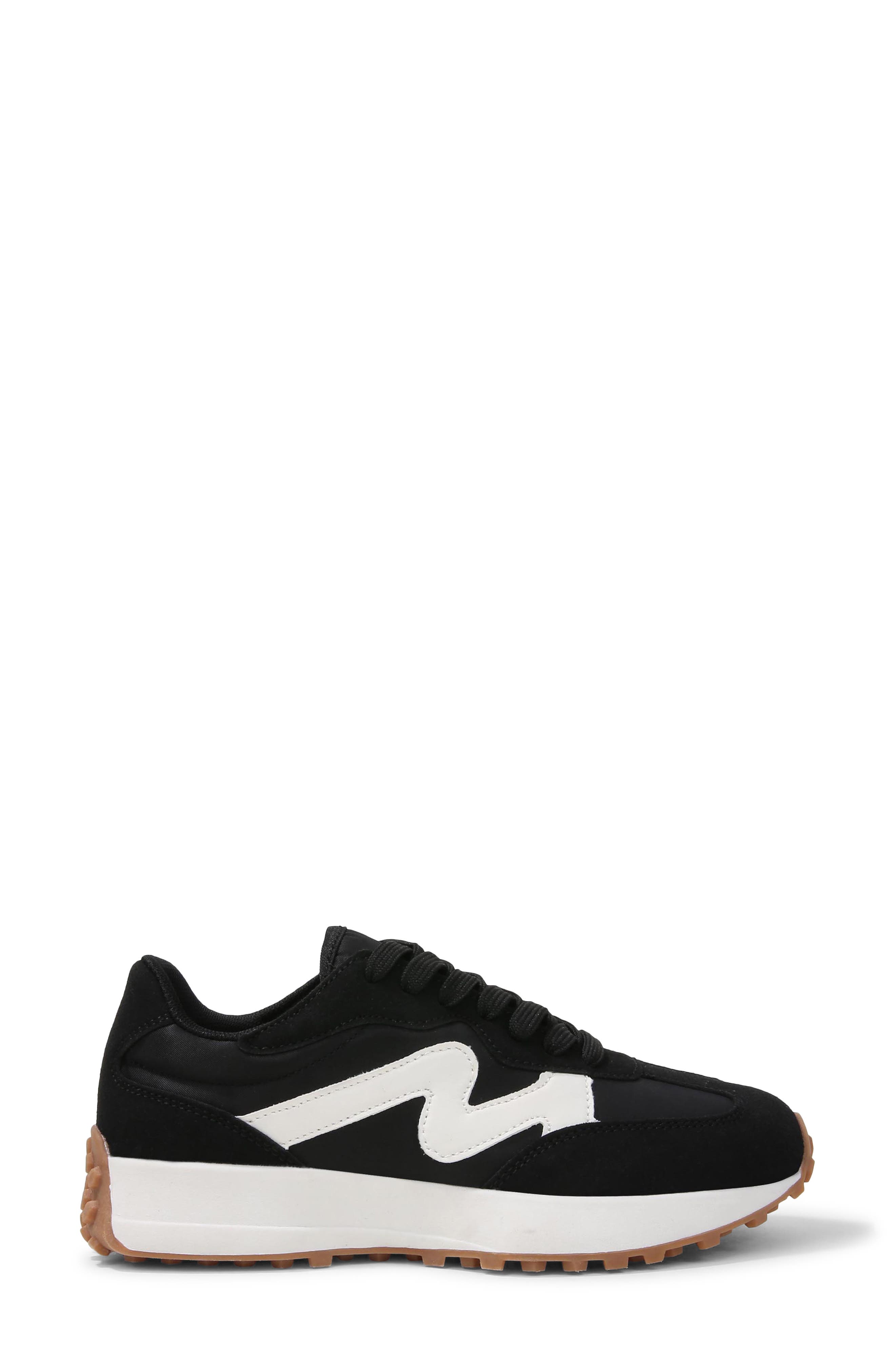 Luca Sneaker, Alternate, color, BLACK