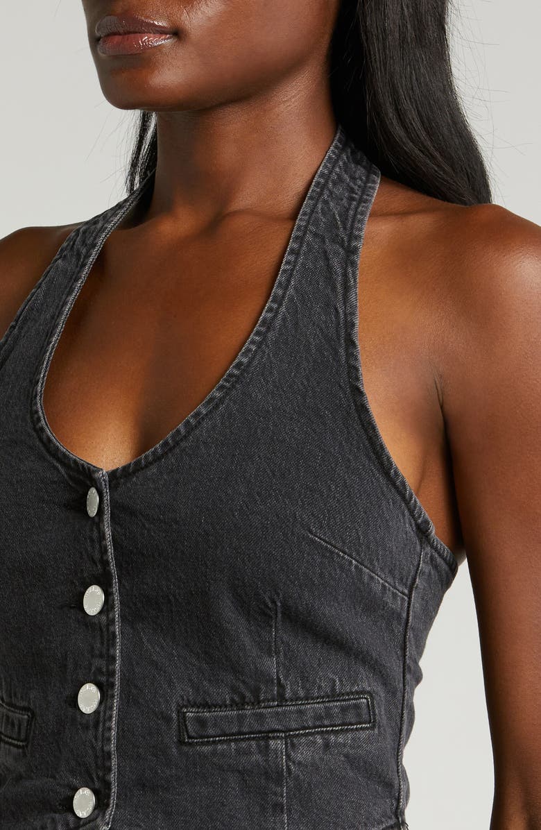 Rolla’s Halter Denim Vest, Alternate, color, 