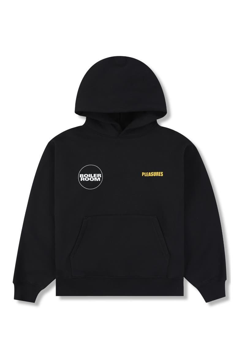 x Boiler Room Clownfish Oversize Graphic Hoodie (Nordstrom Exclusive), Alternate, color, BLACK