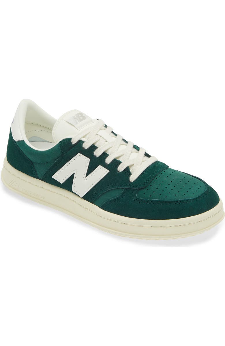New Balance Gender Inclusive T500 Tennis Sneaker, Main, color, Marsh Green/ Angora