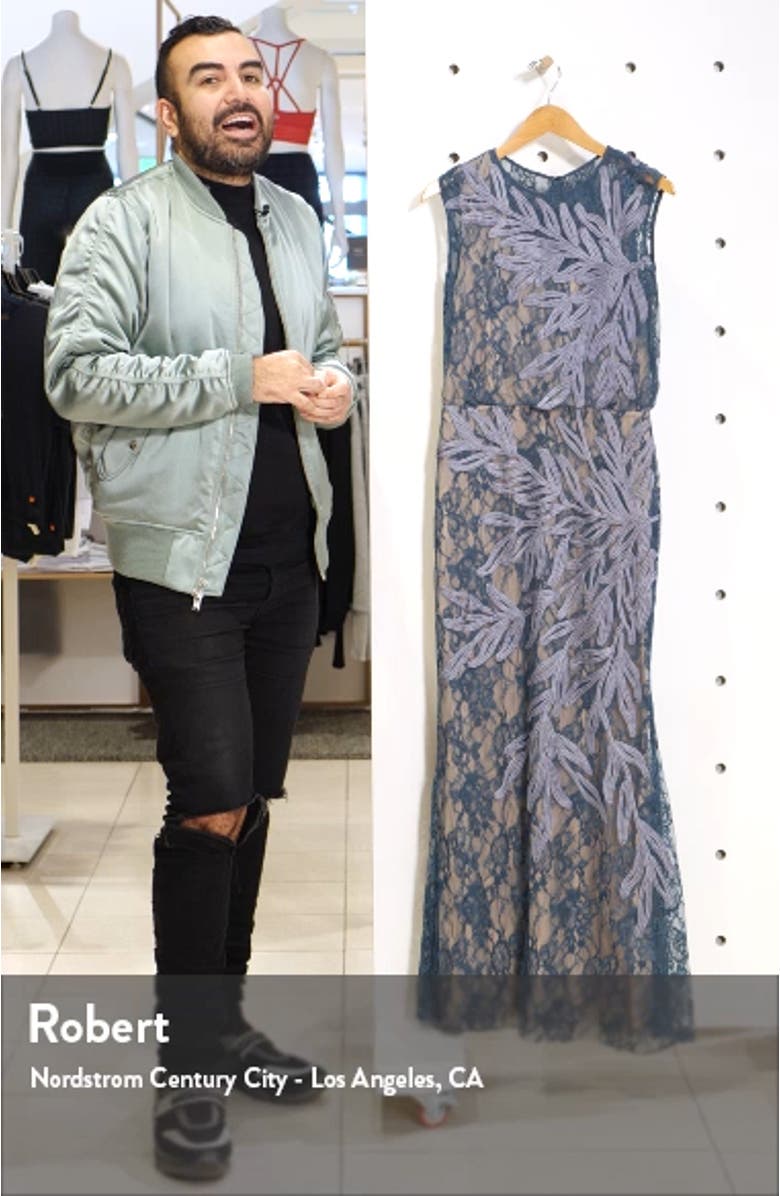 Soutache Lace Blouson Gown, sales video thumbnail