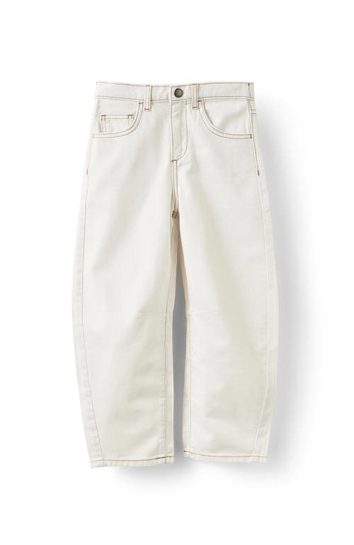 Cotton On Kids Kid's Unisex Barrel Leg Denim Jean In Neutral
