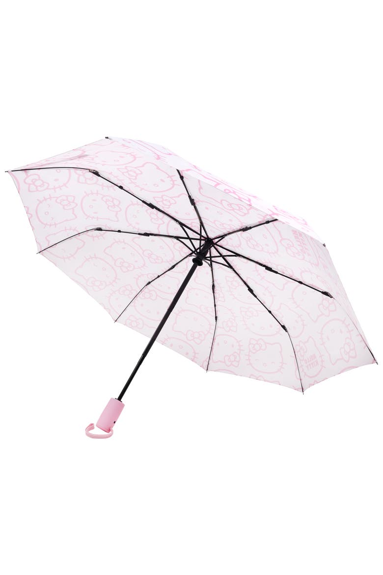 Expression Outline Print Umbrella, Alternate, color, WHITE/PINK