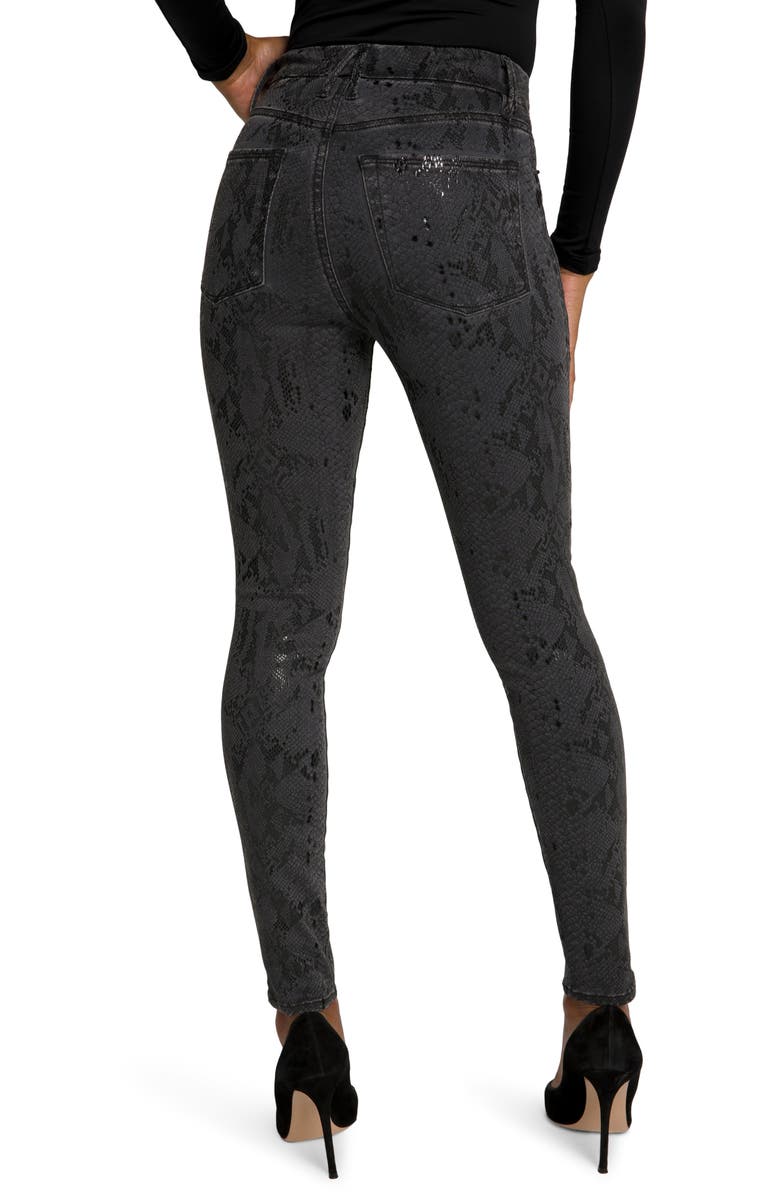 Good American Good Waist High Waist Skinny Jeans, Alternate, color, 