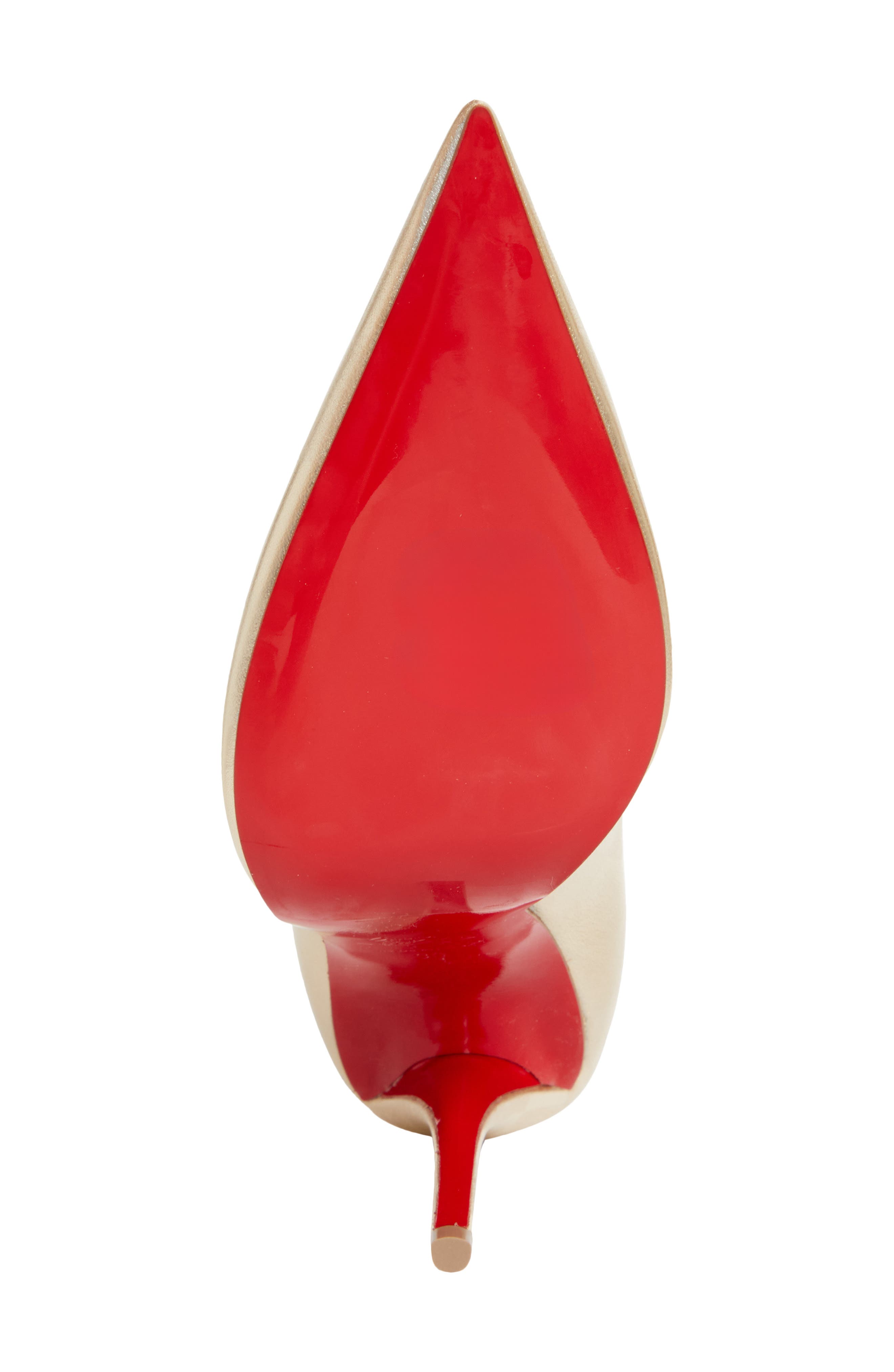 Christian Louboutin Miss Z Pointed Toe Pump, Alternate, color, Platino Chiaro