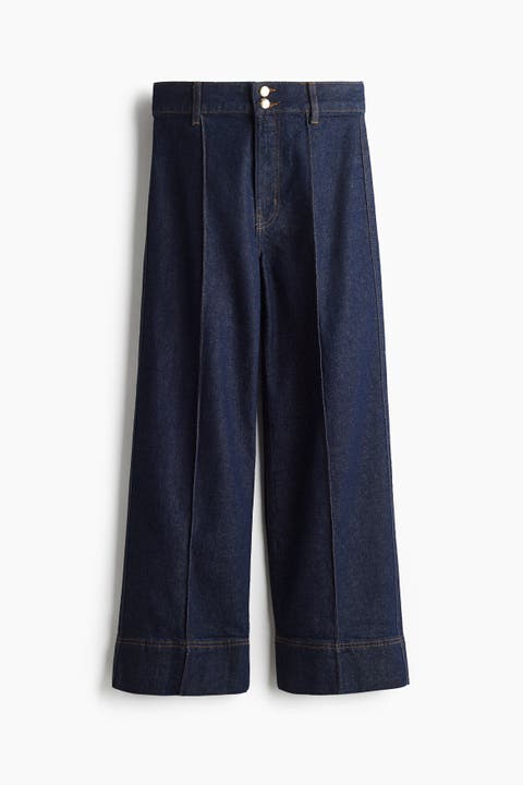 Wide High Ankle Jeans