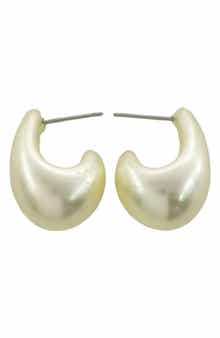 Mini Teardrop Hoop Earrings