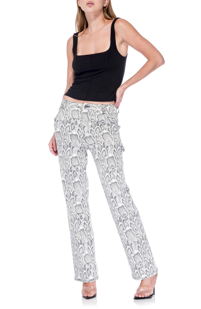 AFRM Cynthia Corset Crop Tank, Alternate, color,