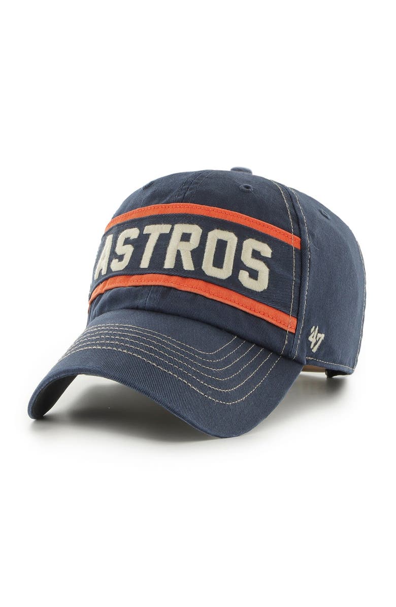 '47 Men's '47 Navy Houston Astros Hard Count Clean Up Adjustable Hat, Alternate, color, 