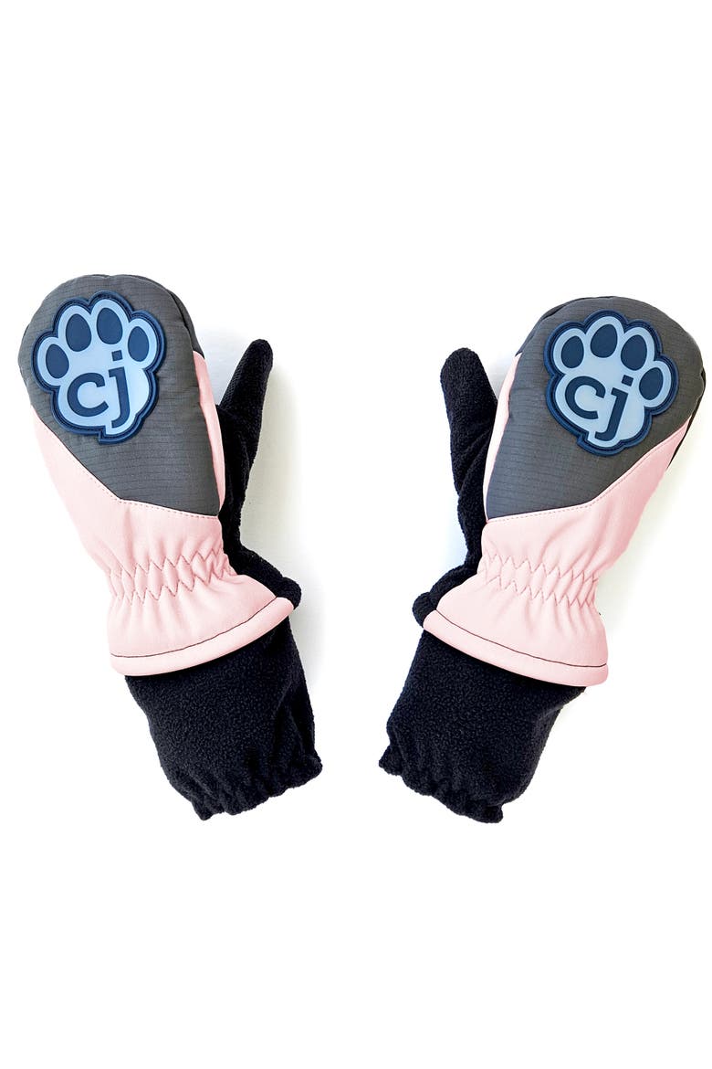 Magic Mittens Light Pink & Hot Pink Waterproof Toddler Winter Mitten, Main, color, Multicolored